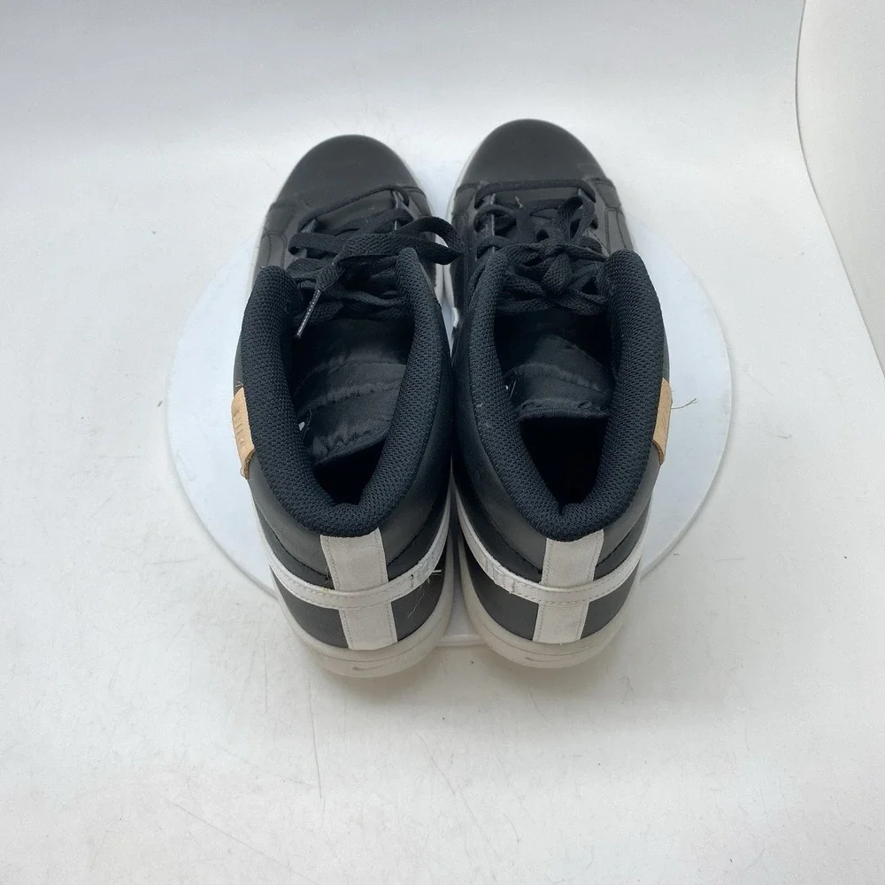 Nike Court Royale 2 Mid Sneakers Mens 11.5 CQ9179-001 Black White Athletic Shoes